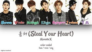 Monsta X (몬스타엑스) – 훔쳐 (Steal Your Heart) (Color Coded Han/Rom/Eng Lyrics)