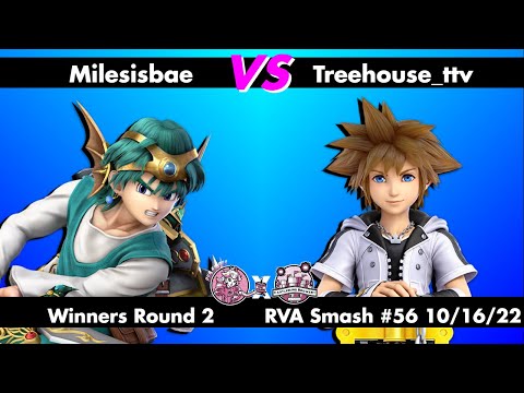 RVA Smash #56: Milesisbae (Hero) vs Treehouse_ttv (Sora) - Winners R2 - Super Smash Ultimate SSBU