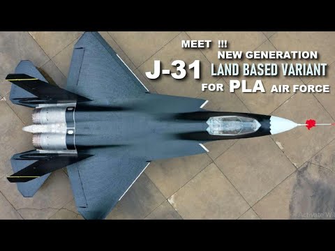MEET !!! Land Based Variant Of New China’s J 31 Stealth Fighter For PLA Air Force