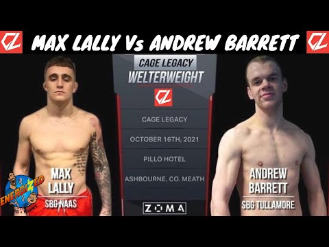 Max Lally Vs Andrew Barrett | Cage Legacy Countdown | Energized's "The Face Off"