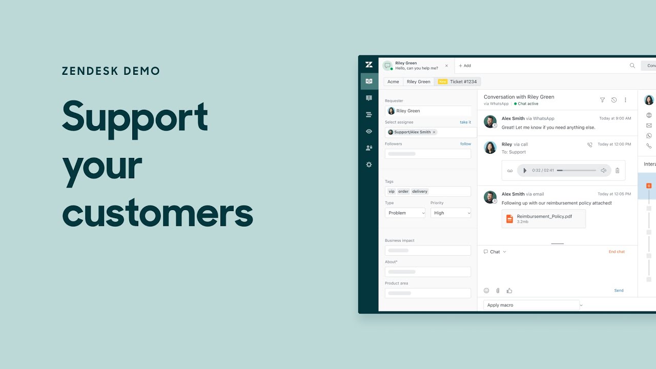 Zendesk Demo - Support your customers by Demeter ICT