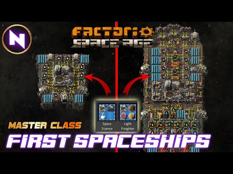 MINIMALISTIC Spaceship For All Inner Planets | Factorio Master Class/Tutorial