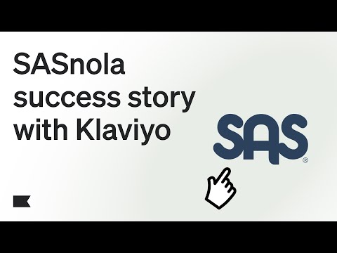 How SASNola achieved 135x ROI with Klaviyo