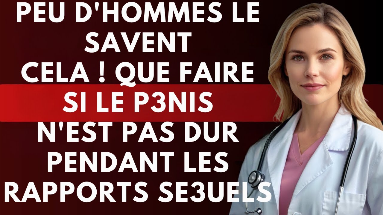 Cela signifie que vous pouvez retrouver une érection en quelques secondes pendant les rapports sex