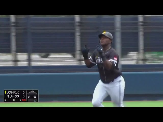 【ファーム】ホークス・コラスが先制の一発‼ 2019/6/14 B-H(ファーム)