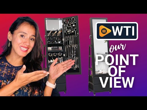 Jewelry Cabinet with Mirror - WTI product video review