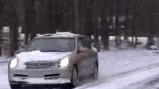 preview picture of video 'infiniti g35x awd snowdrive'