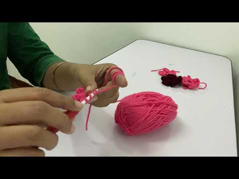 How to make Crochet flower in Bengali