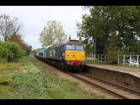 57002+57003 work 3S01 RHTT past Tunstead & Worstead