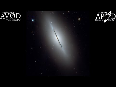 Edge On Galaxy NGC 5866