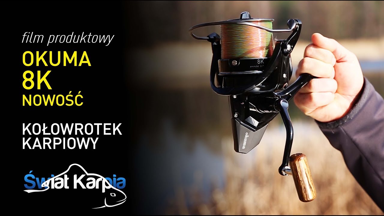 Kołowrotek karpiowy Okuma 8K - recenzja Świat Karpia // (HD)