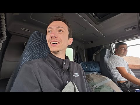 I'm riding with a truck driver in Armenia 🇦🇲