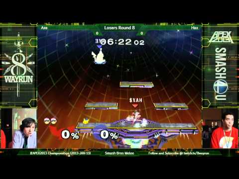 APEX 2013   SSBM L8   Hax VS Axe