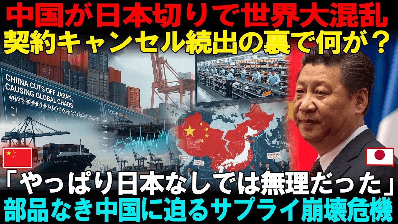 【極秘情報】日本の偉大なる反撃だ！「日本を舐めていた…」脱日本を宣言した中国製造業の末路！半年後に世界中から契約解除が殺到した衝撃の理由