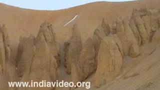 Rock formations in Ladakh