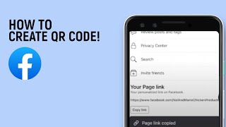 How To Create QR Code For Facebook Business Page [easy]