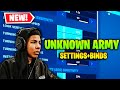 Unknown Army Settings + Binds