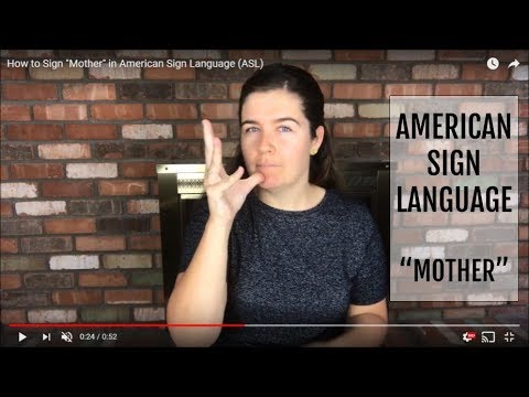 How to Sign "Mother" in Russian Sign Language | Русский Жестовый Язык (PЖЯ) 🇷🇺
