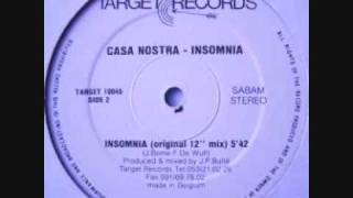 CASA NOSTRA - INSOMNIA  (ORIGINAL 12 MIX) 1989