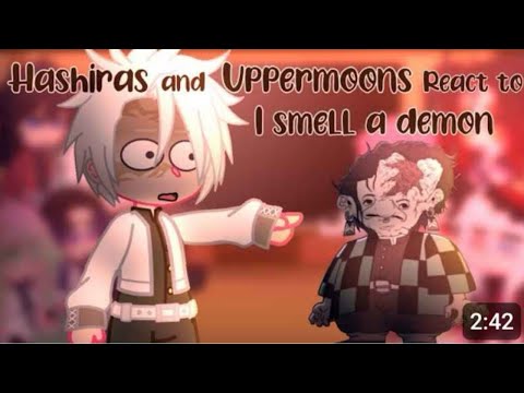 Hashiras and Uppermoons react to  MeatCanyon