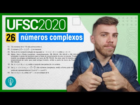 26 UFSC 2020 ENTRANCE EXAM - COMPLEX NUMBERS - The numbers 54 and 175 are relatively prime.