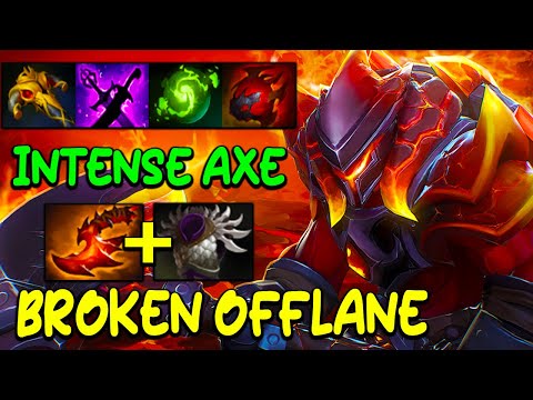 BROKEN AGGRESSIVE OFFLANE [ Axe ] INTENSE COUNTER HELIX - DOTA 2 GAMEPLAY