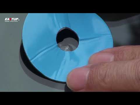 How to repair a chpped windshield with EASTUP windshield repair kit