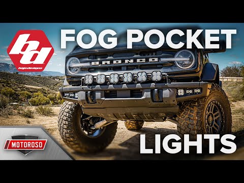 Baja Designs Fog Pocket LED Kit for '21+ Bronco Spotlight + Install Guide