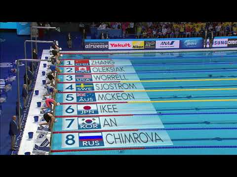 Sarah Sjöstorm 🇸🇪 Women's 100m Butterfly Final Fina World Championship Budapest 2017