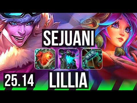 SEJUANI vs LILLIA (JGL) | EUW Master | 25.14