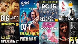 RC15 Release, Pathaan OTT Release Date, Prabhas - Hrithik 🔥, Kushi ❤️, LEO 💚, Chandramukhi 2, SPY