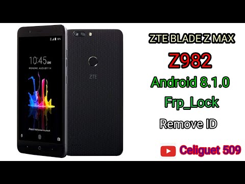 how to unlock google account ZTE BLADE (Z MAX)  (Z982) | android 7.1.1