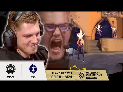 데몬원데몬원데몬원!!!!!! | EG vs. EDG | PLAYOFF 2일차 MATCH 24  H/L 08.18 | 발로란트 챔피언스 2023