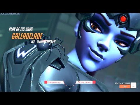Gale Widow Gameplay - POTG [ Overwatch 2 PVP Beta ]