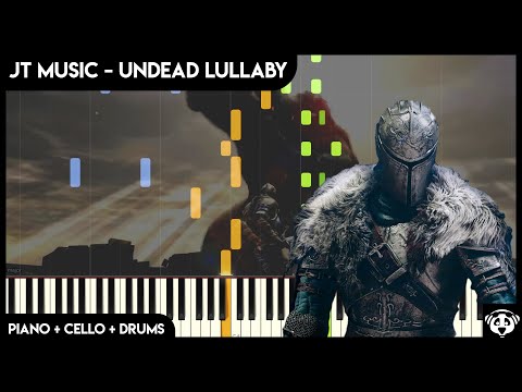 JT Music - Undead Lullaby | Piano + Cello + Drums Cover, free sheet