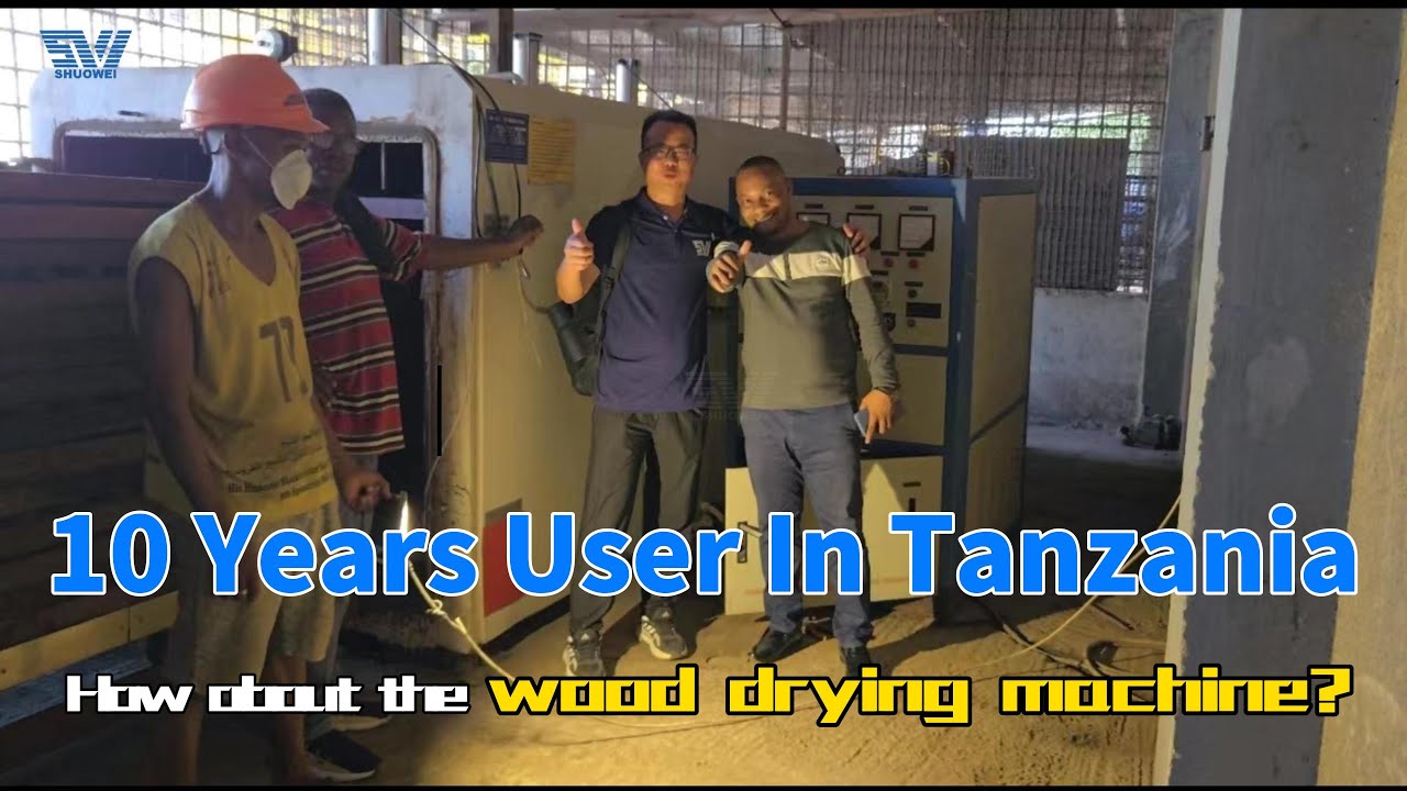 Radio Frequency Vacuum Wood Drying Machine Used 10 Years in Tanzania