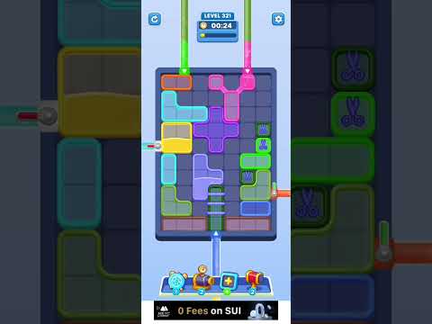 Water out puzzle Level 321 Solution Walkthrough