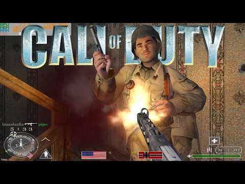 Call of Duty United Offensive Multiplayer 2021 Carentan ►20 Players | 4K