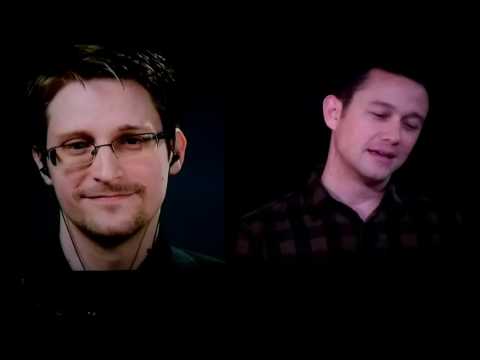 Edward Snowden Q&A with Oliver Stone, Joseph Gordon-Levitt, Shailene Woodley Pt.1