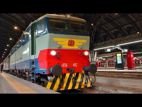 Avviamento E656 Gruppi statici Compressori e Urlo del Caimano! Doppia E656 Treno Storico delle Terme