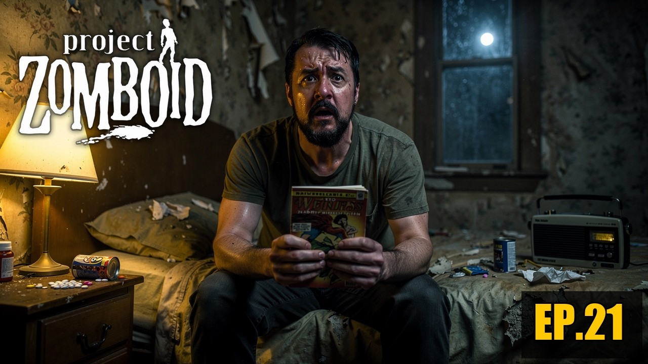 PROJECT ZOMBOID EP.21 "Curo la ansiedad con cómics y pastillas"