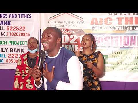 Wa ajabu live performance at AIC Thika