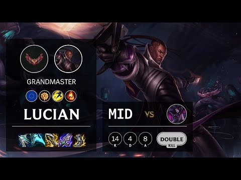 Lucian Mid vs Morgana - EUW Grandmaster Patch 12.3