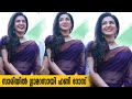 Honey Rose Glamorous Look In Saree
