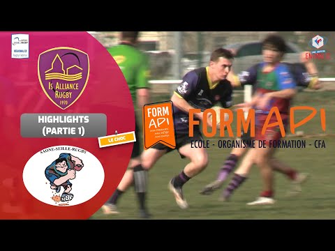 Les plus belles imagess Alliance Rugby vs Saône Seille Rugby (partie 1)