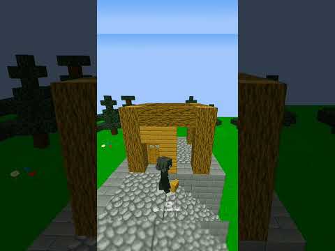 🔥 Insane Minecraft Starter House Build 💥 #shorts