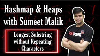 Download the video "Longest Substring without Repeating Characters (Leetcode Medium) | Hashmap Interview Questions"