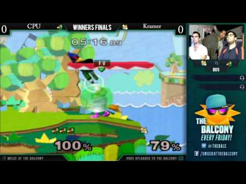 Melee at the Balcony 71 - Winners Finals ft. CPU (Falco) VS Kramer (Fox)