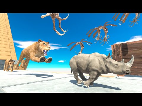 Run Away from Enemies and Catch the Crown - Animal Revolt Battle Simulator