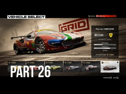GRID 2019 (PC) Walkthrough Part 26 Ferrari 488 GTE [No Commentary] (1080 HD)